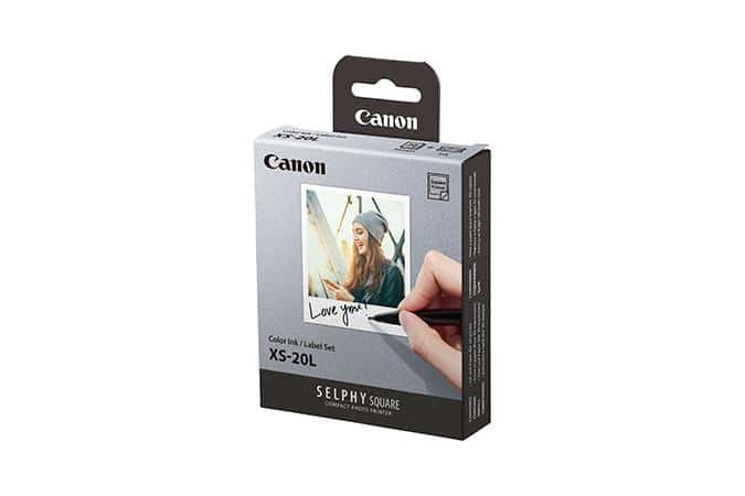 Juego de tinta de color y papel para impresora fotográfica Canon Selphy