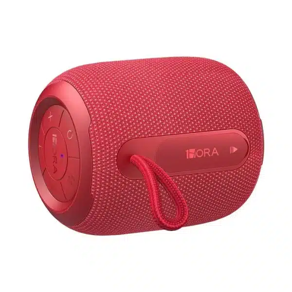BOCINA INALAMBRICA 1HORA BLUETOOTH ROJA - Imagen 2
