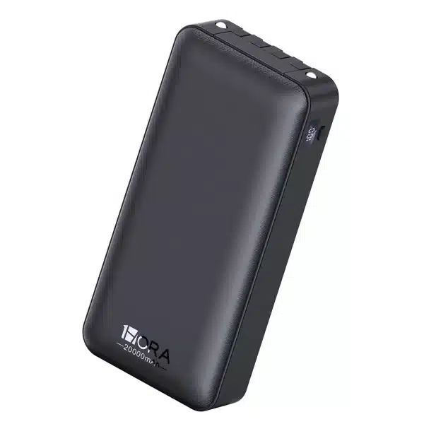 BATERIA POWERBANK 1HORA NEGRA 20000MAH 2 - Imagen 4