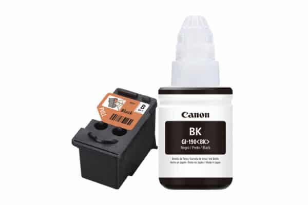CABEZAL CANON DE IMPRESION DE TINTA NEGRA BH-1 + BOTELLA DE TINTA GI-190 NEGRA - Image 2