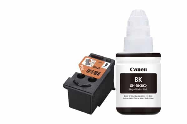 CABEZAL CANON DE IMPRESION DE TINTA NEGRA BH-1 + BOTELLA DE TINTA GI-190 NEGRA - Image 4