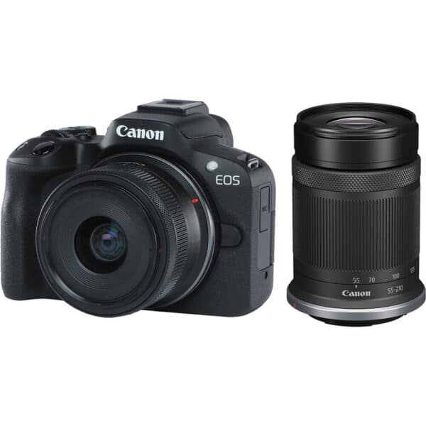CAMARA CANON EOS R50(BK) 18-45 55-210 KI - Imagen 12