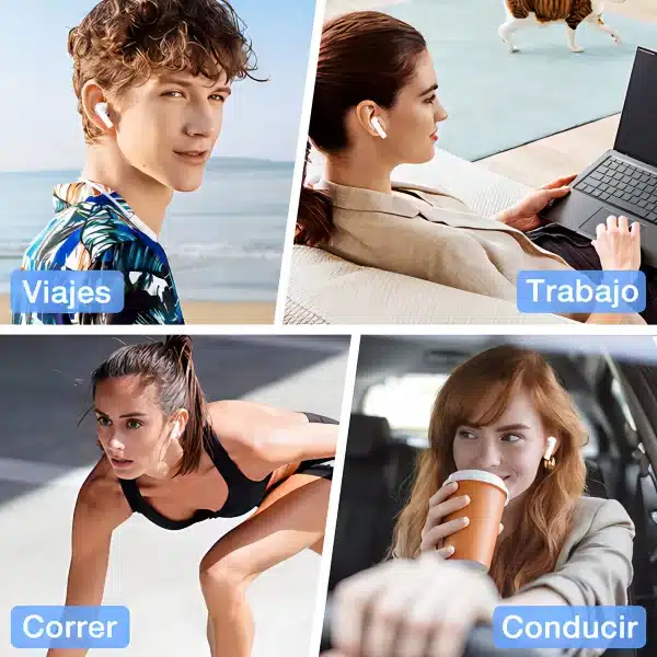 AUDIFONOS 1HORA BT TWS BLANCO AUT 206 - Imagen 9