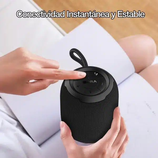 BOCINA INALAMBRICA 1HORA BLUETOOTH NEGRA - Imagen 5