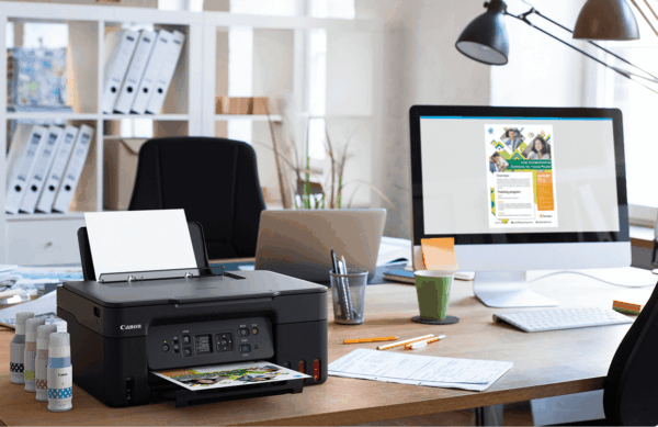 Multifuncional Canon PIXMA G3170 inalámbrica con tanque de tinta continua